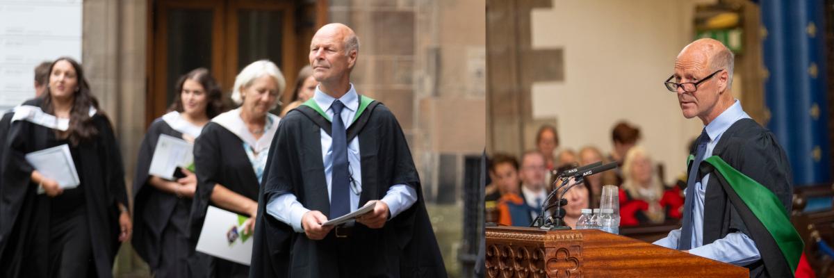 David Finlay at SRUC Graduation