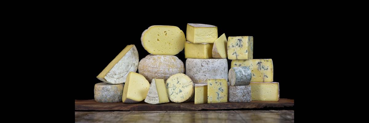 A large bundle of cheese from The Ethical Dairy